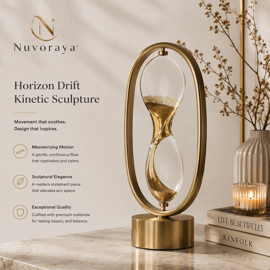 Nuvoraya™ Horizon Drift Kinetic Sculpture