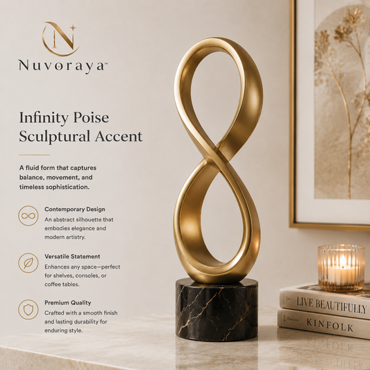 Nuvoraya™ Infinity Poise Sculptural Accent