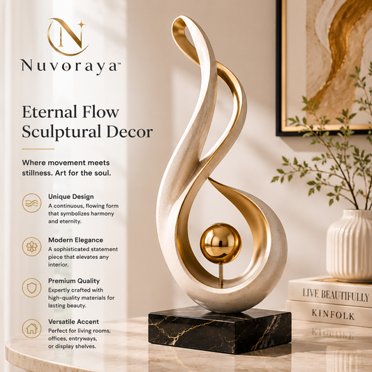 Nuvoraya™ Eternal Flow Sculptural Decor